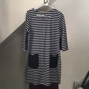 Ampersandave Striped Dress